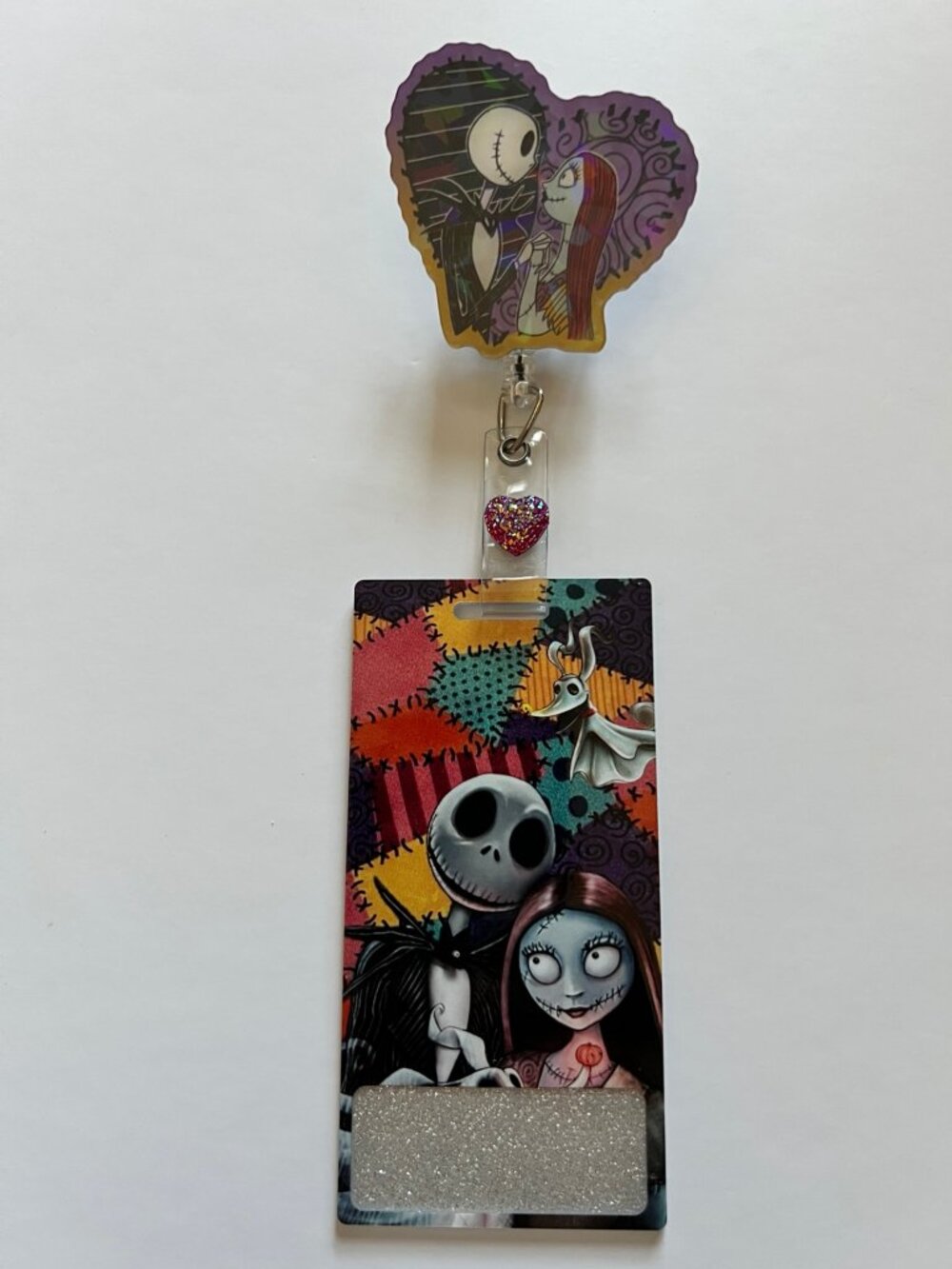 Jack & Sally Retractable Badge Reel & Badge Buddy Set